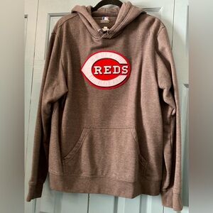 MLB Reds Genuine Merchandise Dark Gray Hoodie